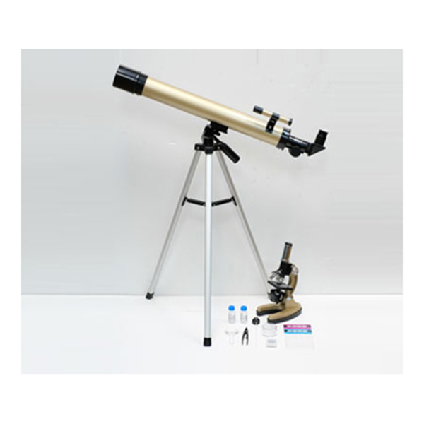 150x Metal Telescope & 1200x Die Cast Microscope Set