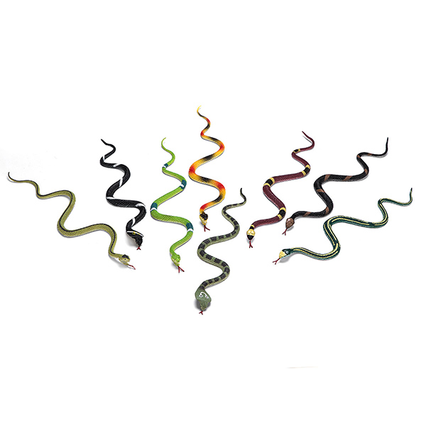 14" pvc snake 3 styles (8 colors)