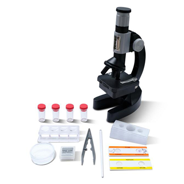 750x PLASTIC MICROSCOPE SET