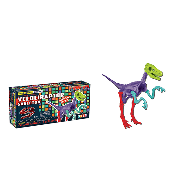 Dino Mix: Velociraptor (Test-Tube Skeleton)