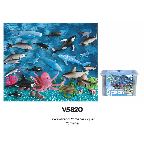 Ocean Animal Container Playset