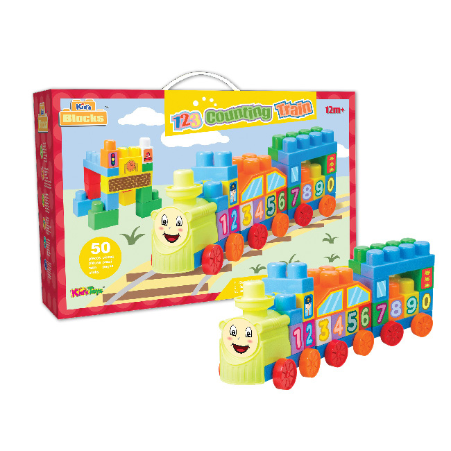 123 Counting Train, 50pcs